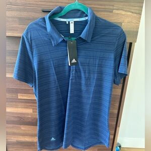 NWT blue Adidas golf shirt XL